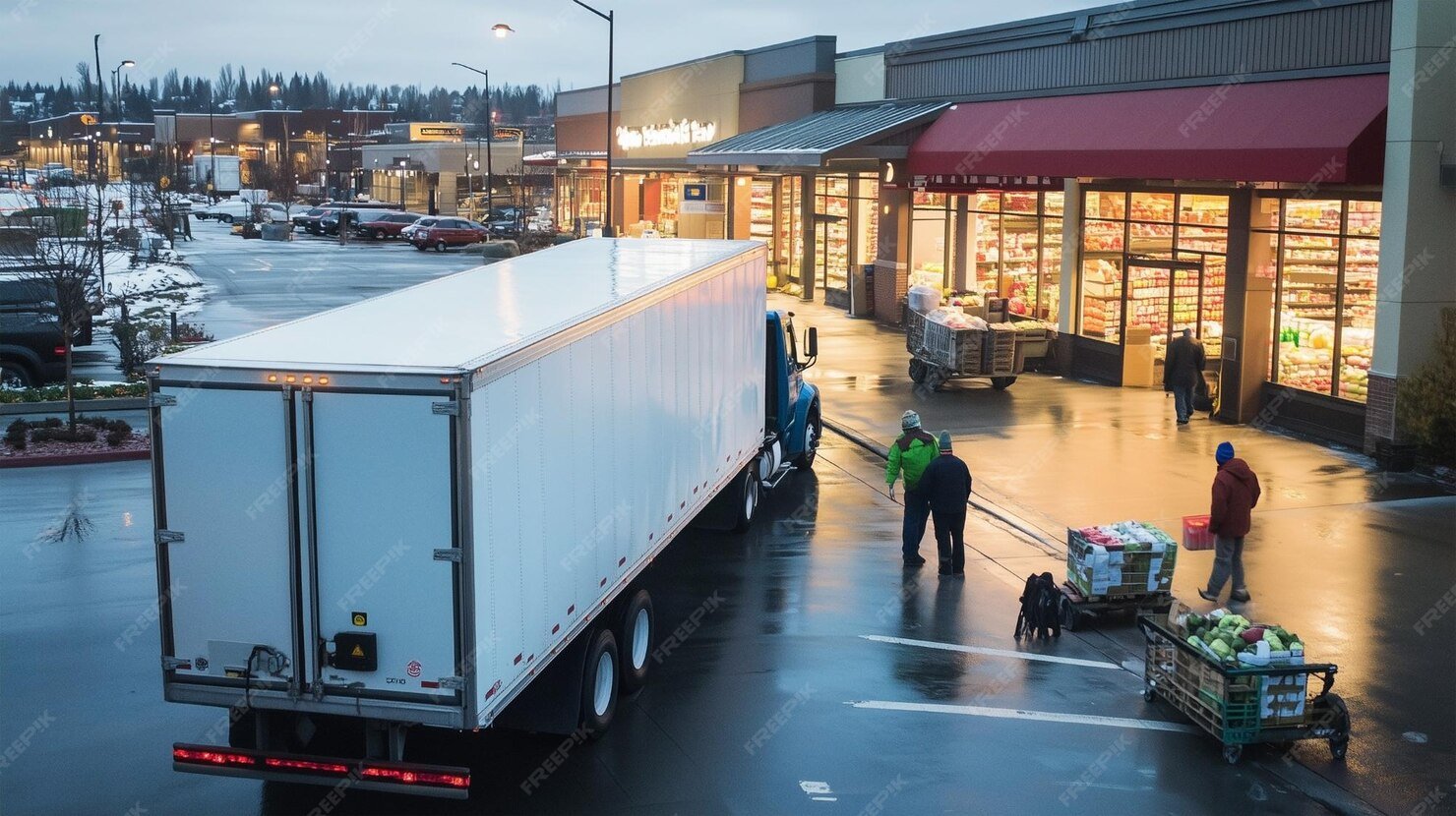 supermarket stock delivery 1281638 1727